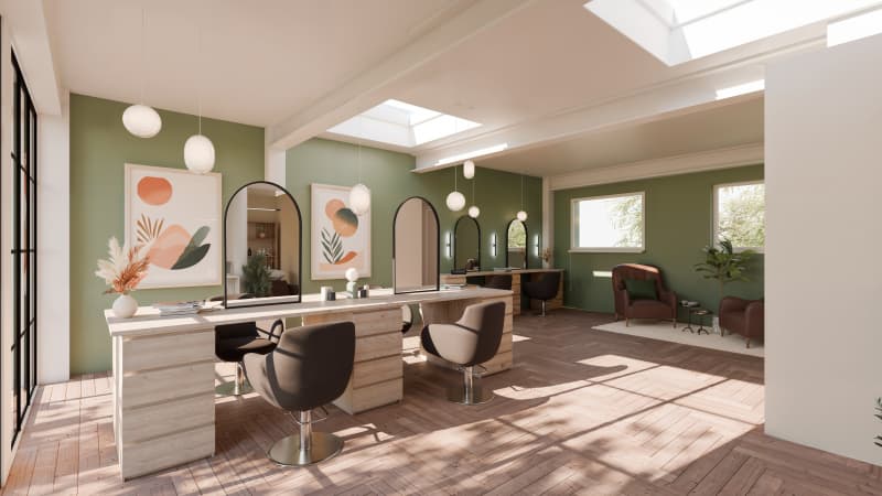 Coiffure Stuhlmiete im Seefeld, Zürich.