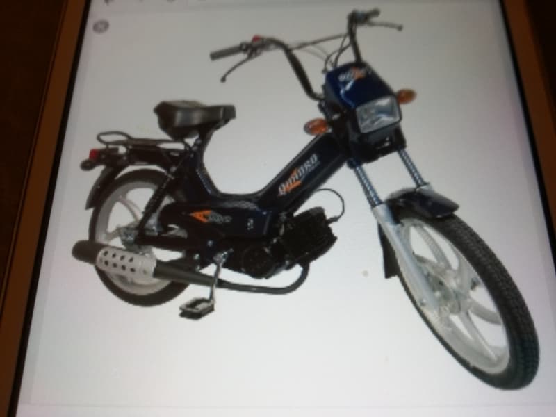 Mofa Tomos Quadro neuwertig.Mit neuem Helm,Vignette