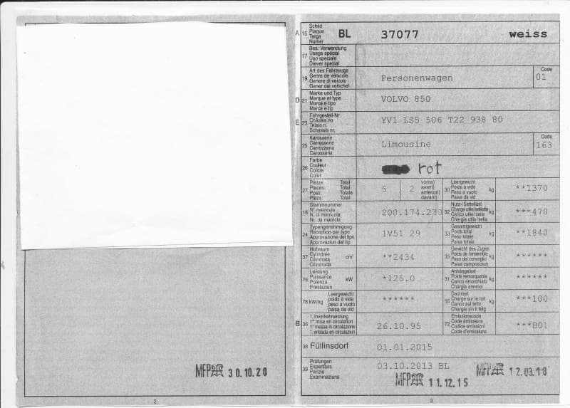 Sehr gepflegter Volvo 850 TOP ZUSTAND ! Frisch ab MFK !