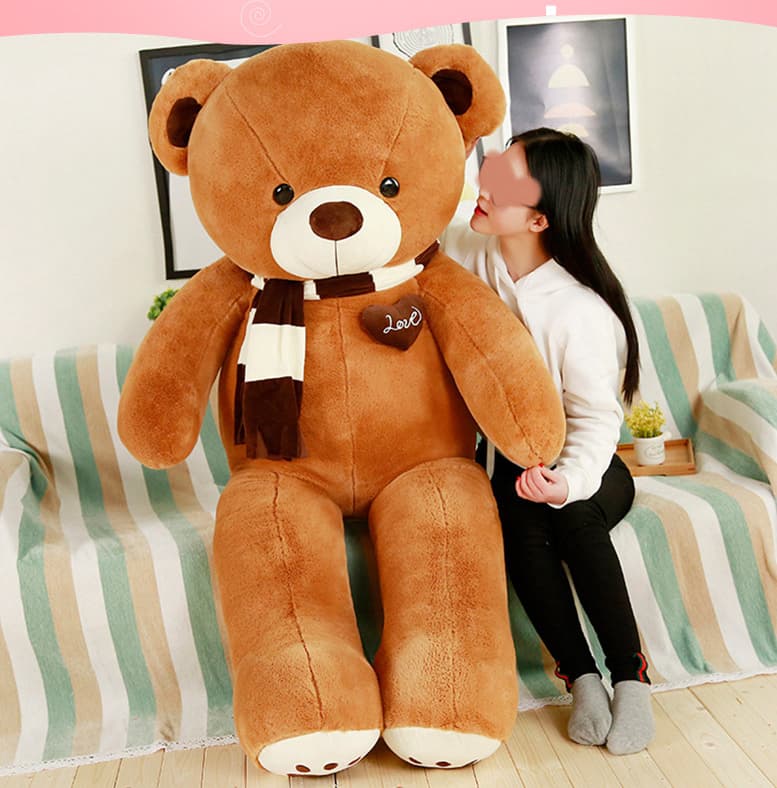 Teddybär Plüsch Bär Love You Liebe dich Herz Geschenk Teddy XXL