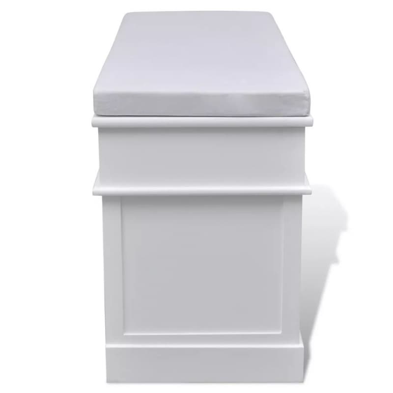 99240806 Schrank Sitzbank Truhenbank 2 Schubladen + 3 Kisten