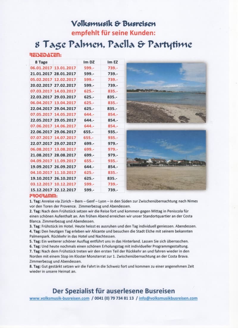 Ferienreisen Costa Blanca
