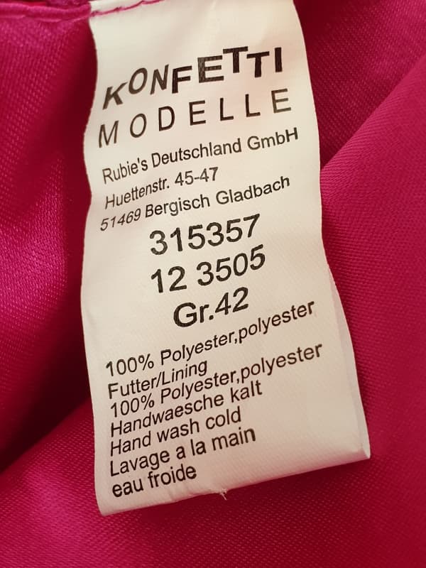 Kostüm "Himbeer" für Damen