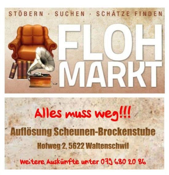 Flohmarkt "Auflösung Scheunen-Brockenstube"