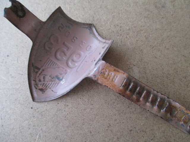 Bern Blechband Steuerkopf Schild Emblem 1953