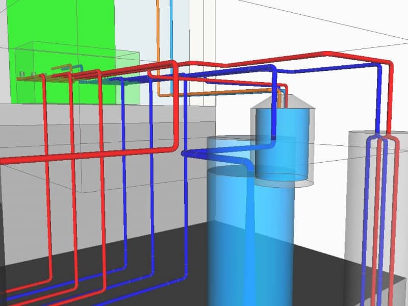 3D-CAD PlancalNova Gebäudetechnik