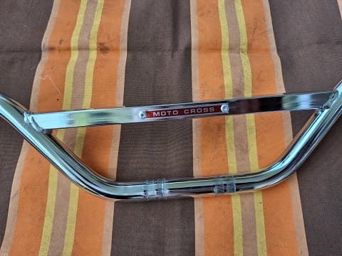 Verchromter Mofa Piaggio Lenker