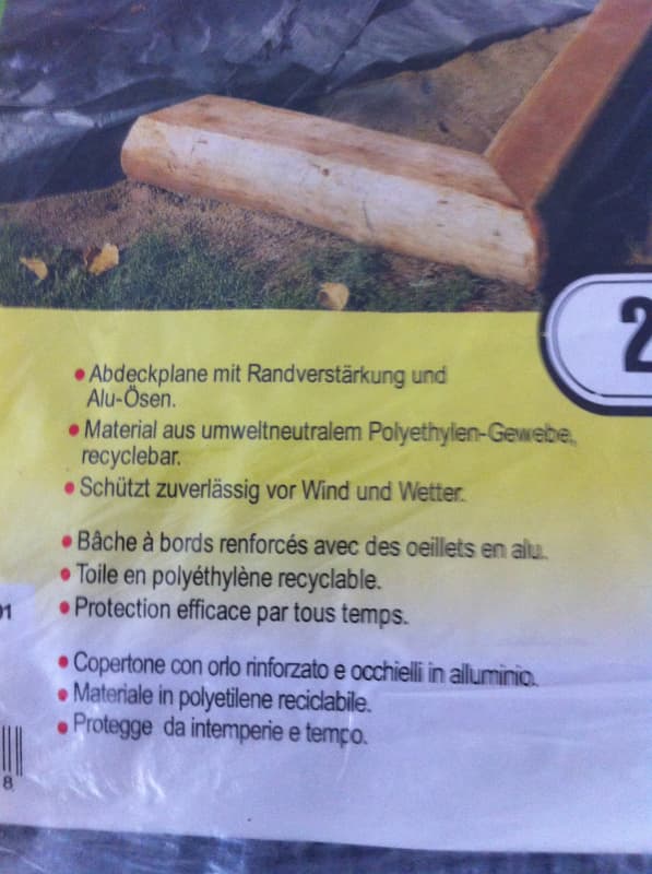 Abdeckblache 2 x 3 m