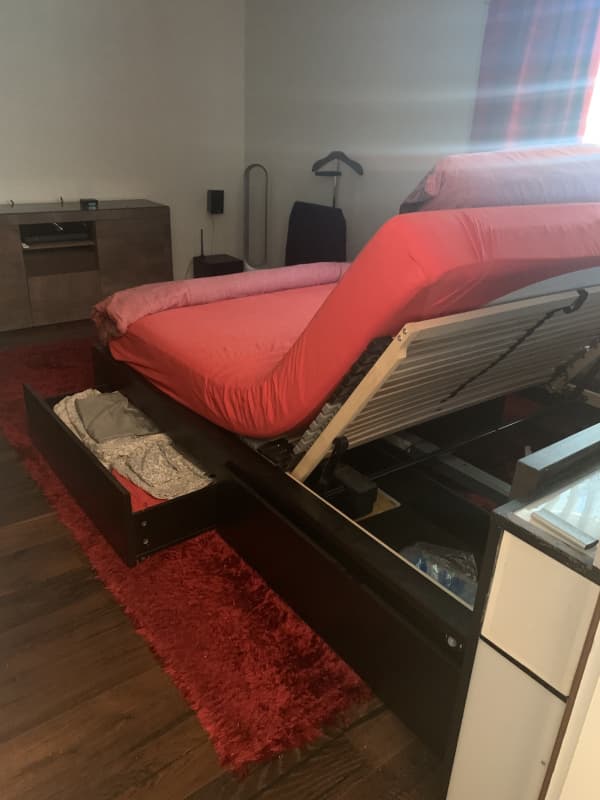kea Bett Malm 156cmx 210cm Elektrisch verstellbar