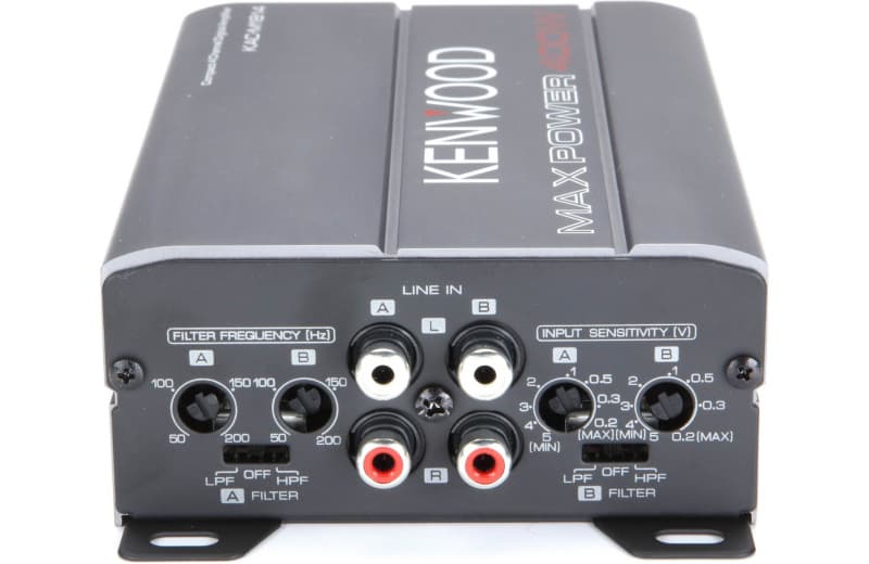 Boots Verstärker Marine Kenwood 2x90 Watt Power Audio Hifi Neu