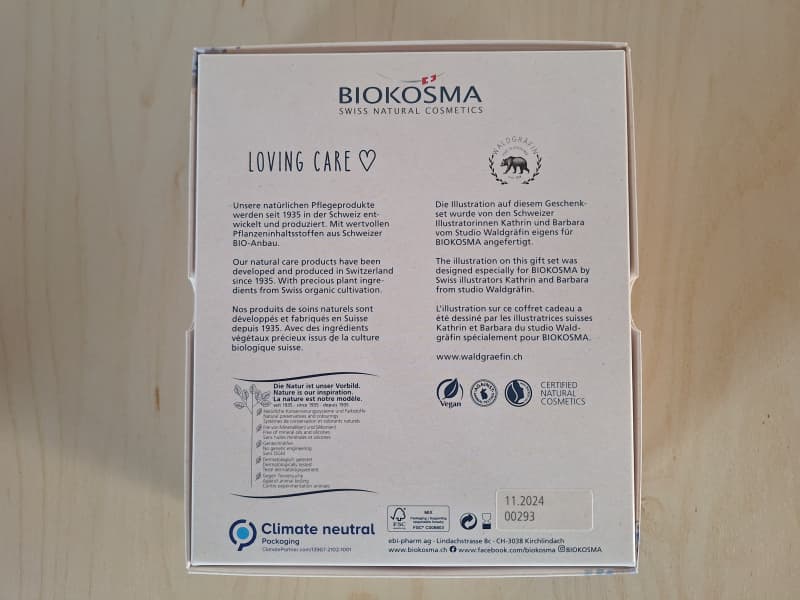 BIOKOSMA Geschenkset Alpenlein Hafer BIO + EXTRA, NEU & OVP