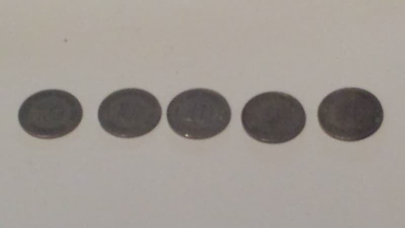 5 Alte Deutsches Reich Münzen