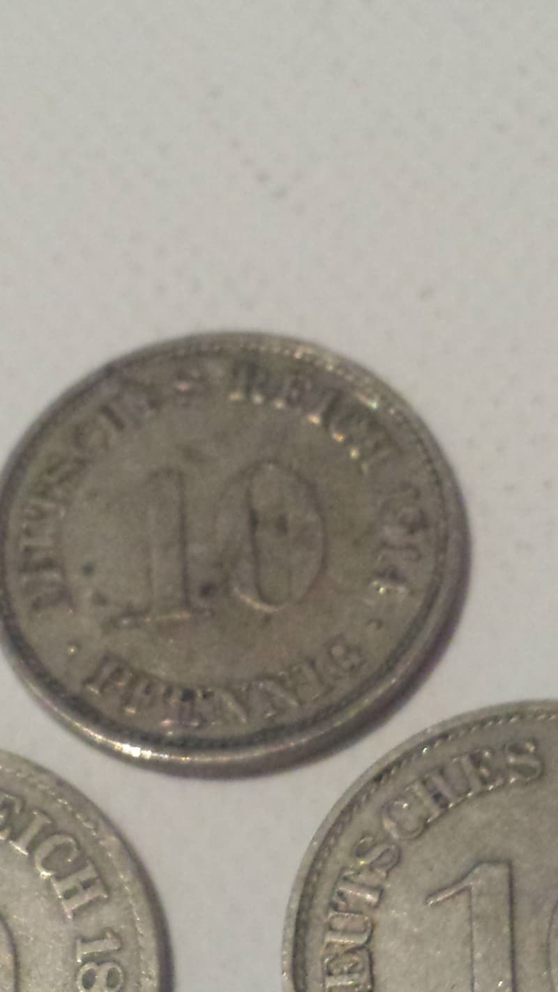 5 Alte Deutsches Reich Münzen