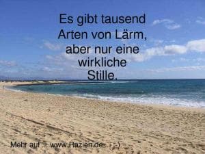 Stille für Transformation