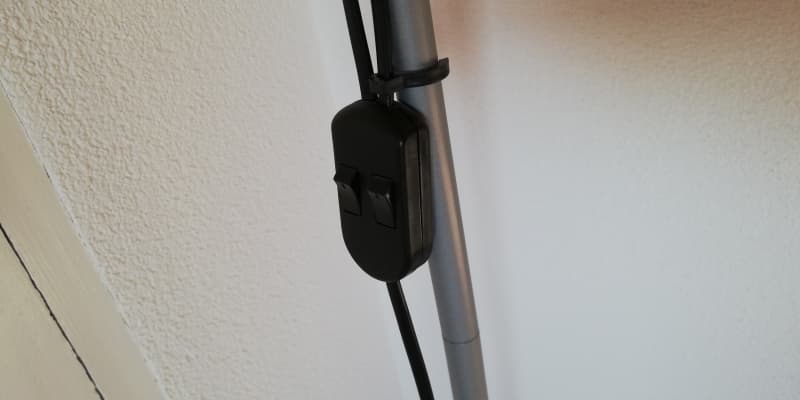 Stehlampe 180 cm (E27+E14)