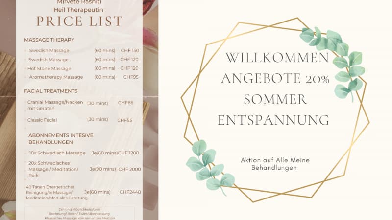 Komplementäre Medizinische Massage für Gesunde Körper