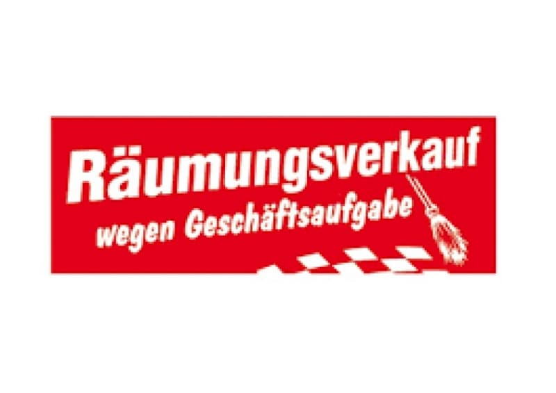 Räumungsverkauf Hammer Preise