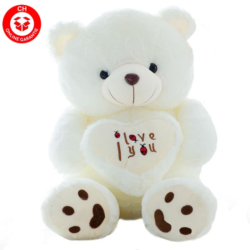 Plüschbär mit Herz I Love You Liebe dich Teddy Bär Geschenk XXL