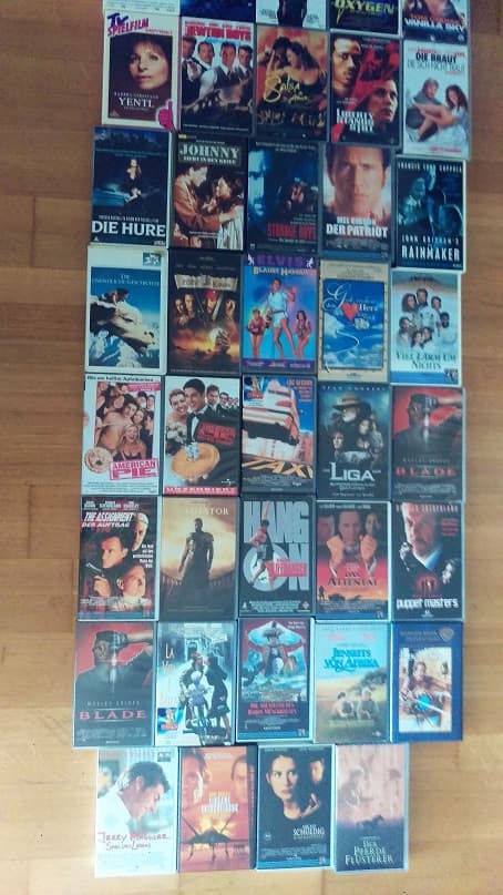 VHS Sammlung - Blockbusters - div. Genres