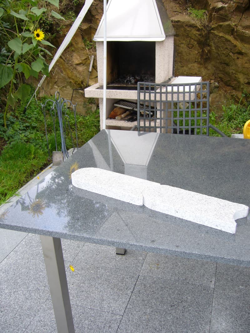 Aus Lagerauflösung Granit Rasenabschluss Stein