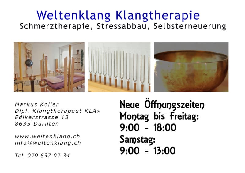 Klangtherapie KLA, Phonophorese (Stimmgabeltherapie)
