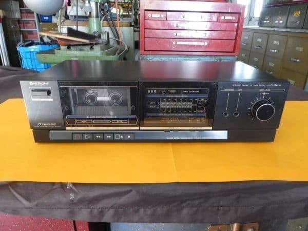 HITACHI-CASSETTE - TAPE REC. D-S40A Hifi Stereo Cassetten Home Hi
