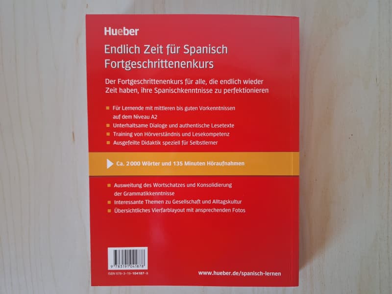Endlich Zeit für Spanisch A2-B1 Hueber Premium Ausgabe
