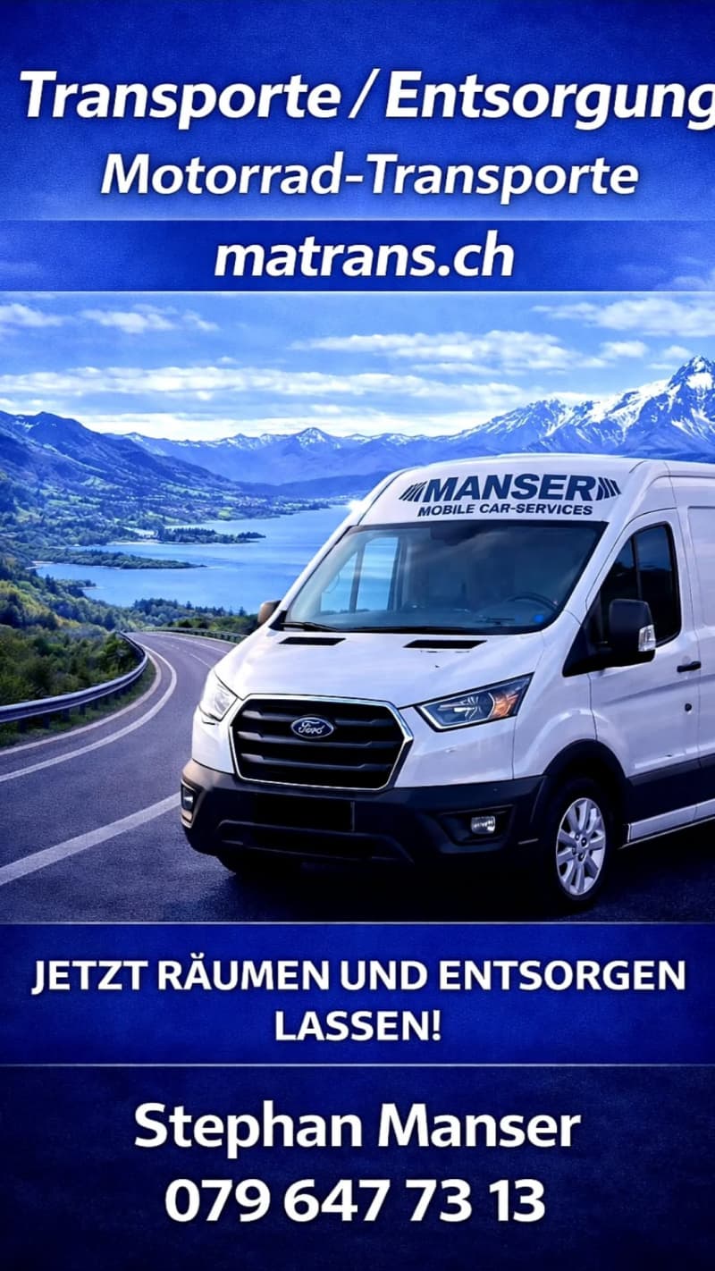 Räumen , Entsorgen , Transportieren ? 079 647 73 13