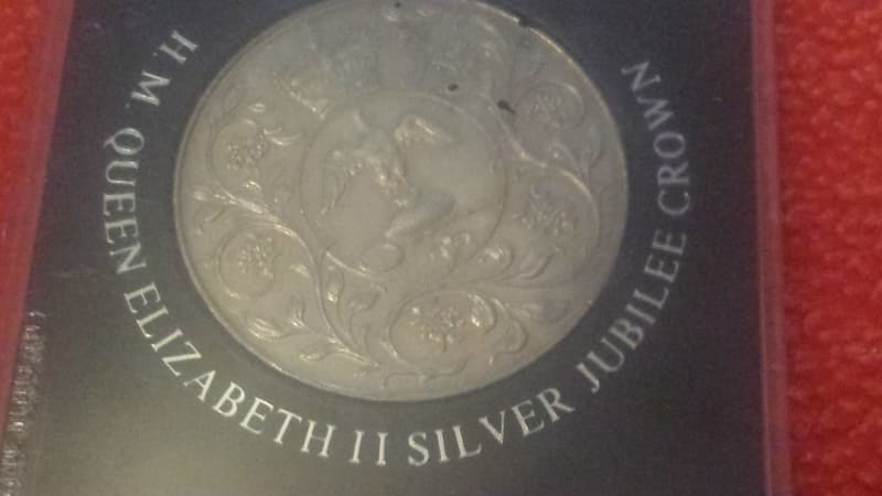Großbritannien Lot 25 Pence 1977