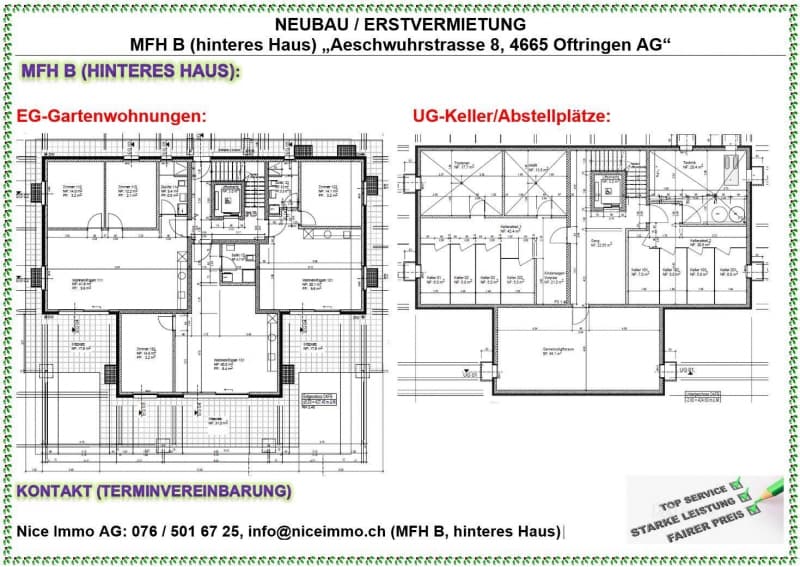 Günstige Neubauwohnungen in Oftringen