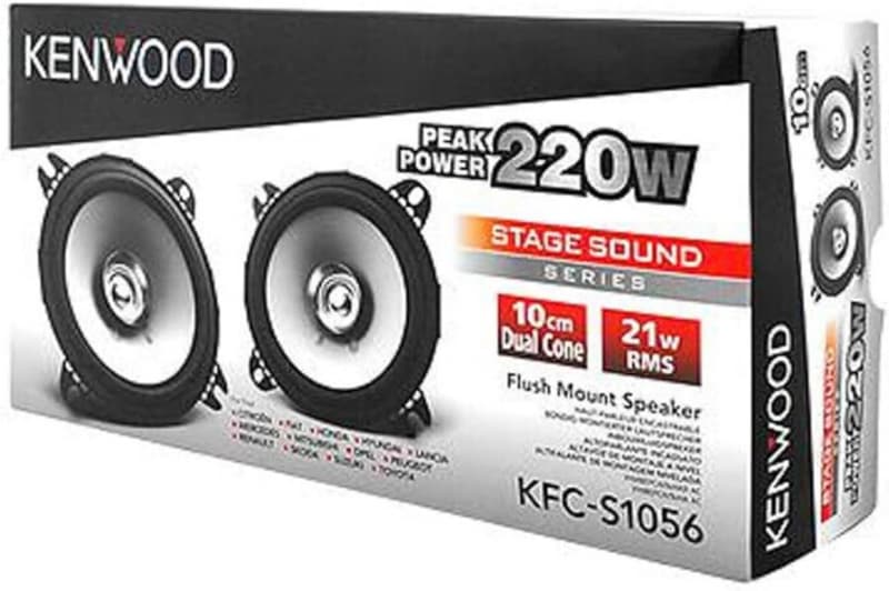 Konuslautsprecher 10 cm paar Neu Kenwood