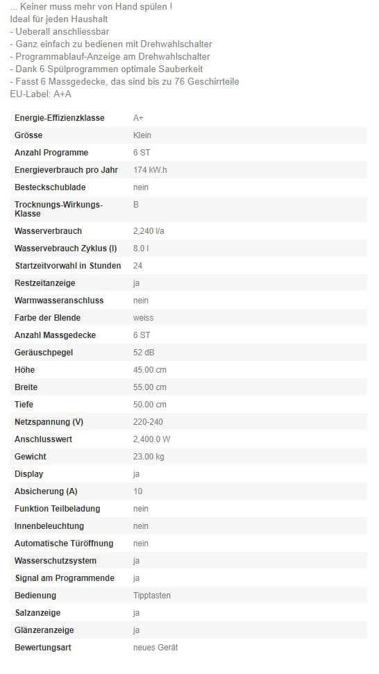 Geschirrspüler Bosch Top Angebot