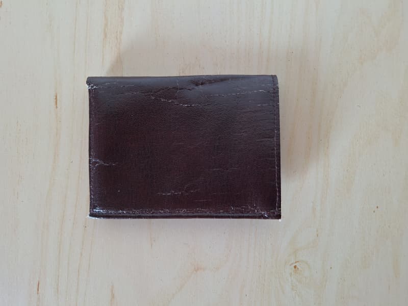 7-fächer Portemonnaie, Brieftasche, Geldbörse braun