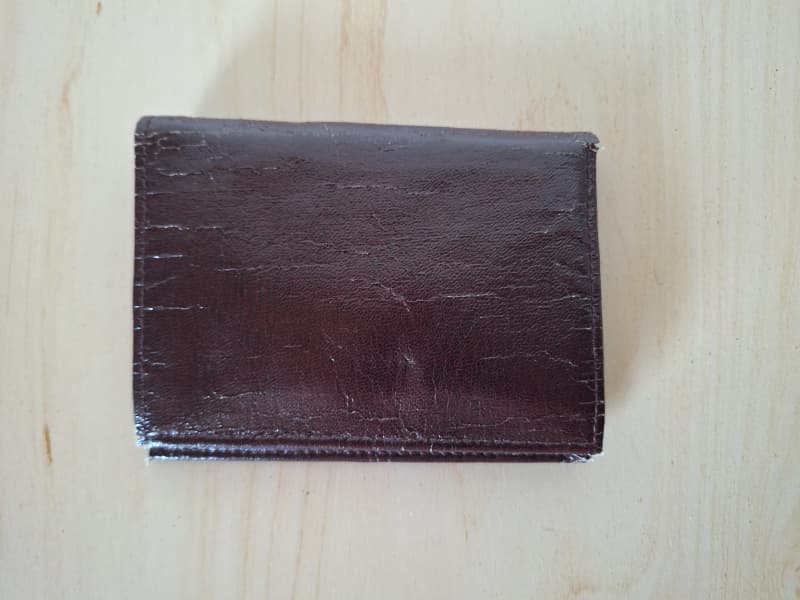 7-fächer Portemonnaie, Brieftasche, Geldbörse braun