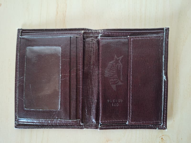 7-fächer Portemonnaie, Brieftasche, Geldbörse braun