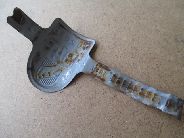 Bern Blechband Steuerkopf Schild Emblem 1946