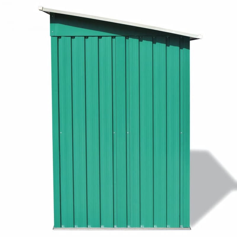 9942908 Gartenschuppen Grün Metall