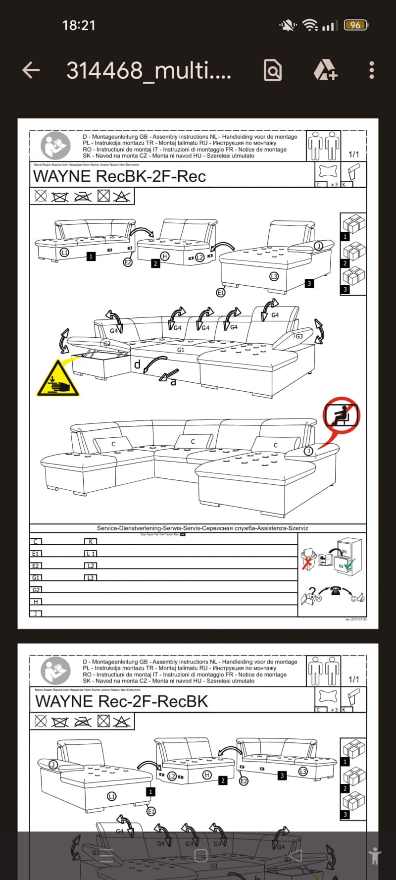 Bettsofa / Ecksofa / Wohnlandschaft
