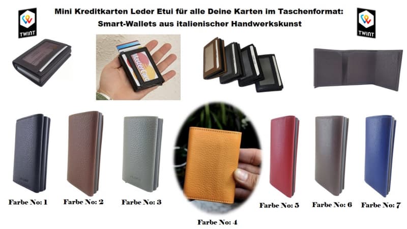 Kreditkartenhalter ein koffer RFID Portmonee OVP