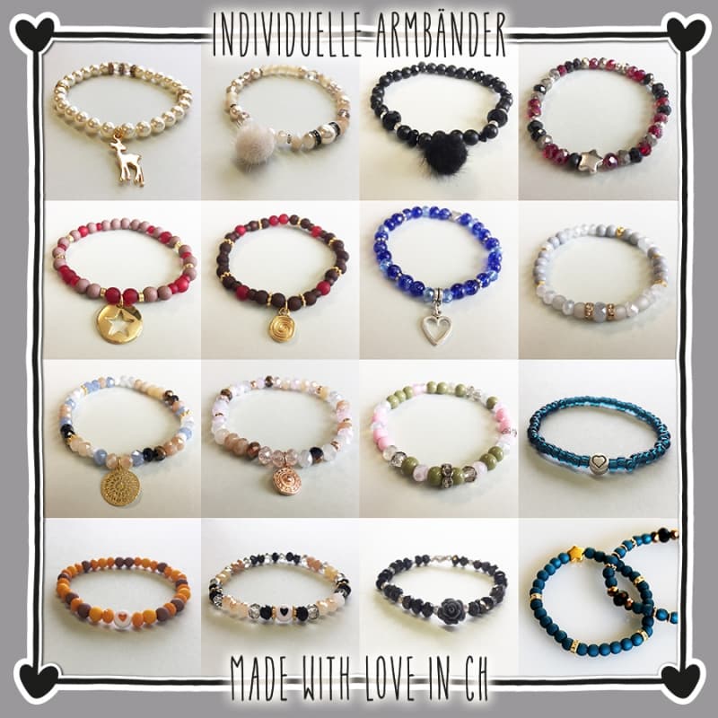 Ihr persönliches Armband! Auch eine besondere Geschenkidee!