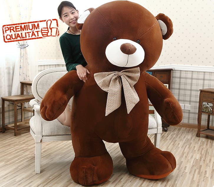 Mega XXL Riesen Teddybär Plüschbär Kuschelbär Plüsch 3 Farben 2.1