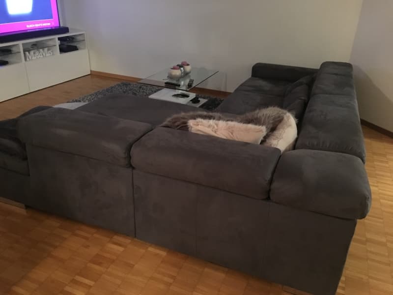 Graues Sofa in einem sehr guten Zustand