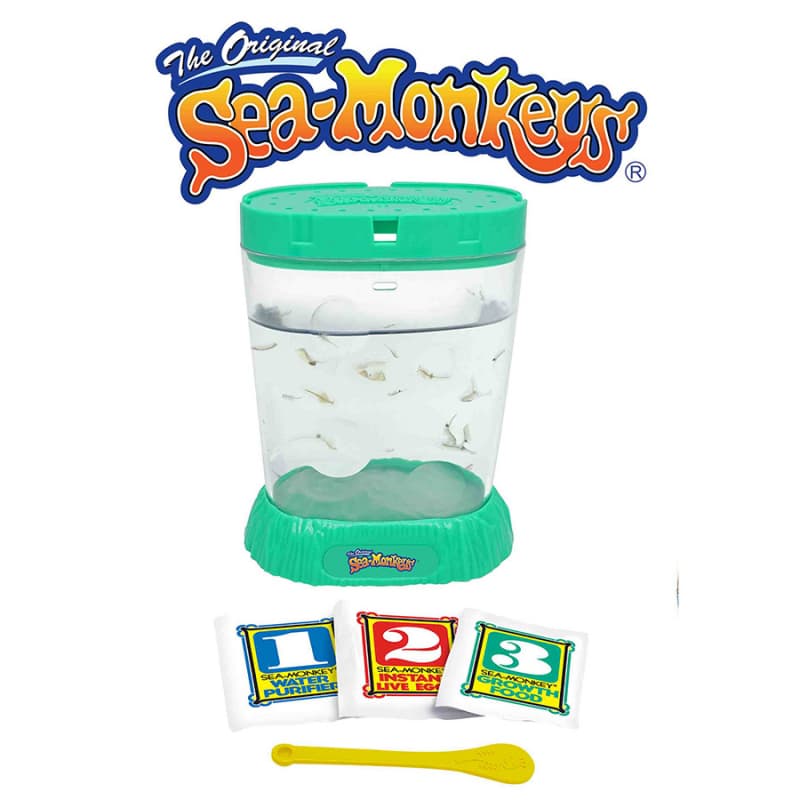 Sea-Monkeys Ocean Zoo Aquarium Urzeitkrebe Züchten Kult YPS Kind