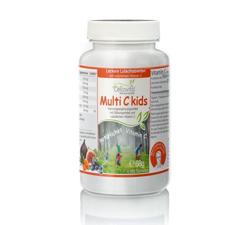 Natürliche Vitamine für Kinder - 180 Lutscher - 68 g