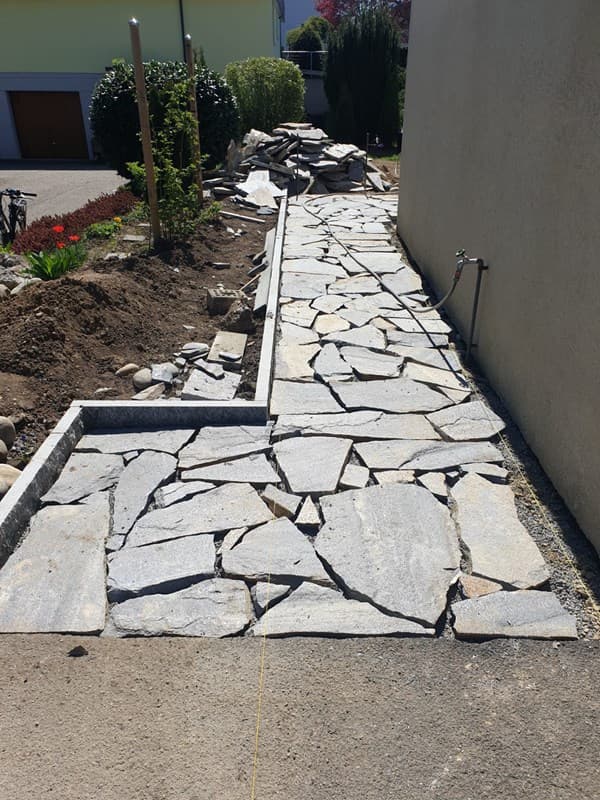 Quarzit Polygonalplatten-Garten-Terrassenplatten 2-3cm/30m2