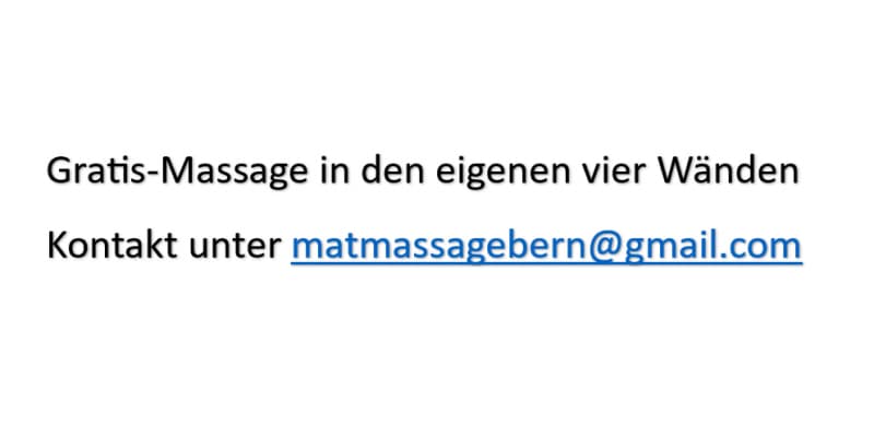 Geniesse eine Massage in den eigenen vier Wänden!