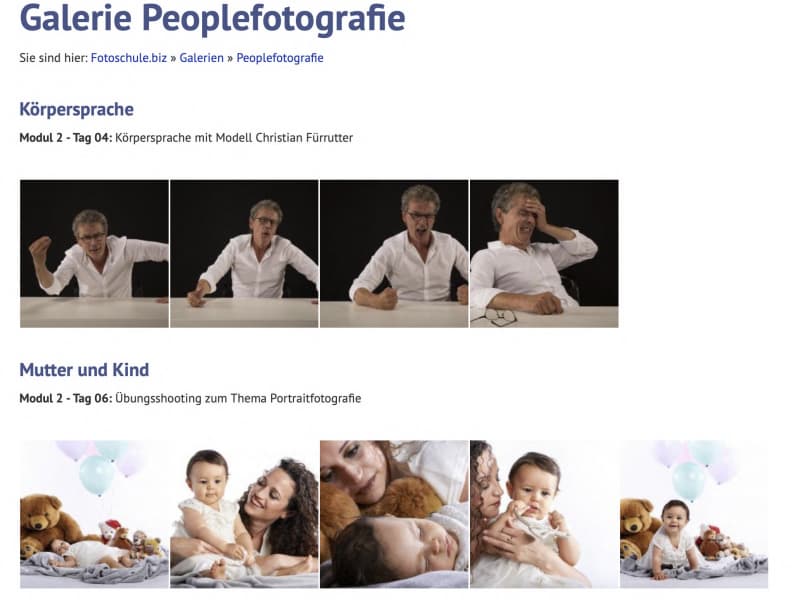 Kurs - Lehrgang Digitale Fotografie