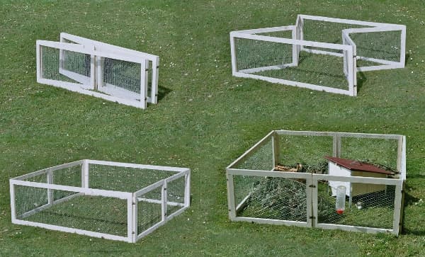 Meerschweinchen-Auslaufgehege