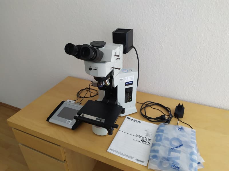 Olympus BX51TRF Mikroskop mit Auflicht- und Z-Achsen-Lesemikrosko