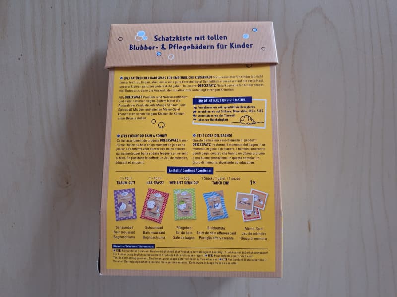 Dreckspatz Geschenkset Abenteuer Badespass, NEU & OVP !